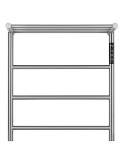 Полотенцесушитель электрический Wonzon & Woghand Bonn WW-AL402-BR с полкой 47x50 см брашированный никель